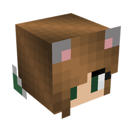 Brown skin: head render