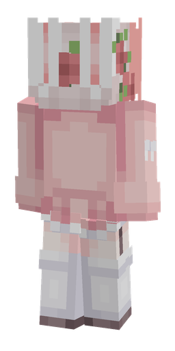 Blue skin: body, back render