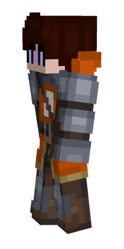 Black skin: body, left side render