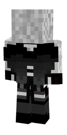 Black skin: body, back render