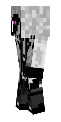 Black skin: body, left side render