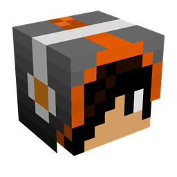 Black skin: head render