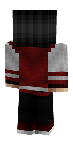 Black skin: body, back render