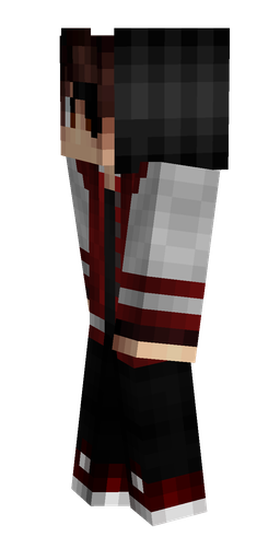Black skin: body, left side render