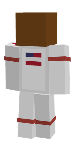 Brown skin: body, back render