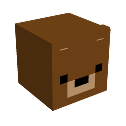 Brown skin: head render