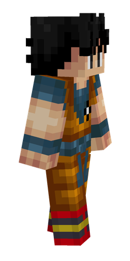 Black skin: body, right side render