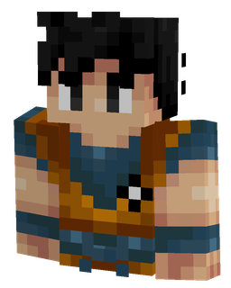Black skin: bust render