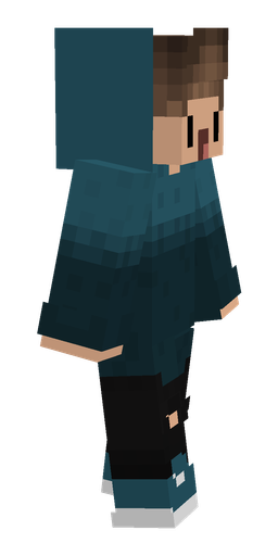 Black skin: body, right side render