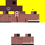 Classic skin: raw texture render