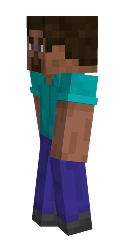 Blue skin: body, left side render