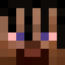 Black skin: face render