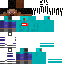 Black skin: raw texture render
