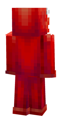 Red skin: body, back render
