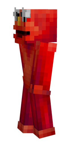 Red skin: body, left side render