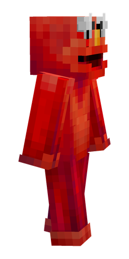 Red skin: body, right side render