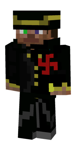 Black skin: body, front render