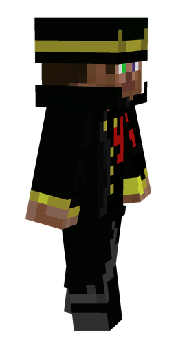 Black skin: body, right side render