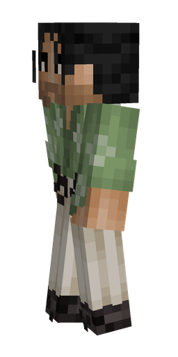 Black skin: body, left side render