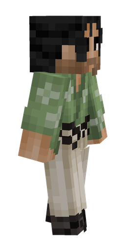 Black skin: body, right side render