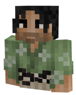Black skin: bust render