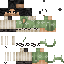 Black skin: raw texture render