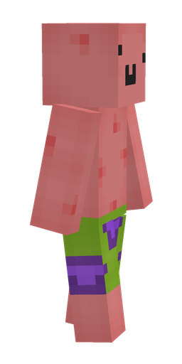 Green skin: body, right side render