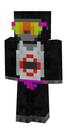 Black skin: body, front render
