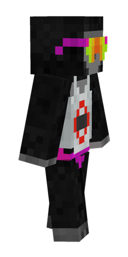 Black skin: body, right side render