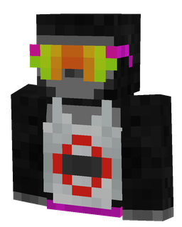 Black skin: bust render