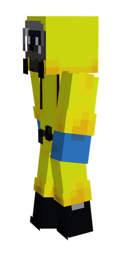 Black skin: body, left side render
