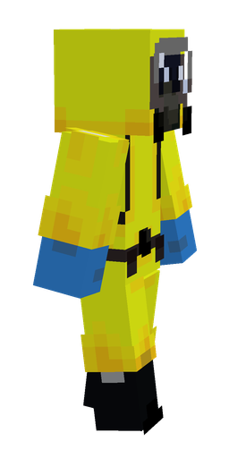 Black skin: body, right side render