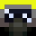 Black skin: face render