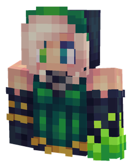 Blue skin: bust render