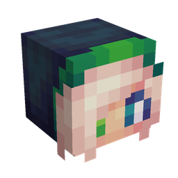Blue skin: head render