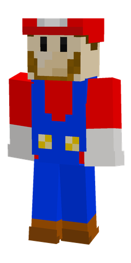 Blue skin: body, front render