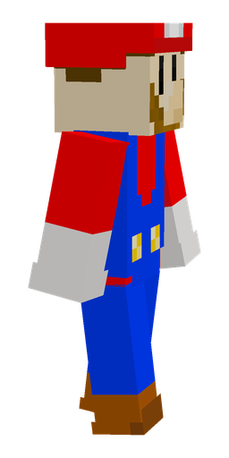 Blue skin: body, right side render