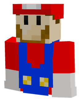 Blue skin: bust render