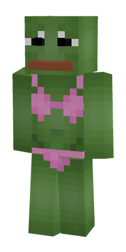 Green skin: body, front render