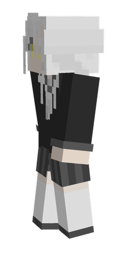 Black skin: body, left side render