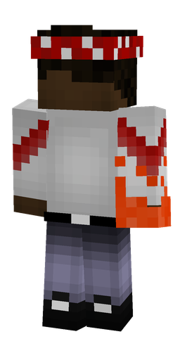 Black skin: body, front render