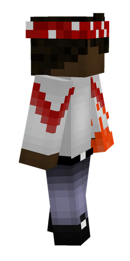 Black skin: body, right side render