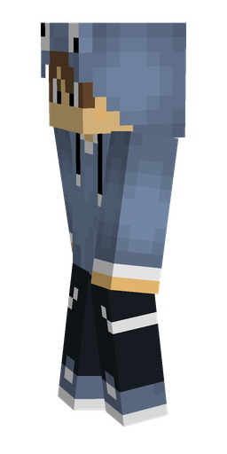 Black skin: body, left side render