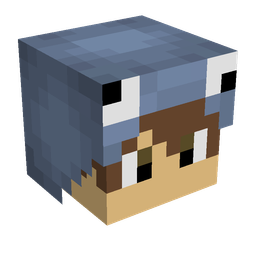 Black skin: head render