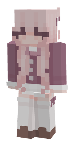Pink skin: body, front render