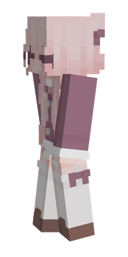Pink skin: body, left side render