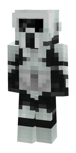 Black skin: body, front render
