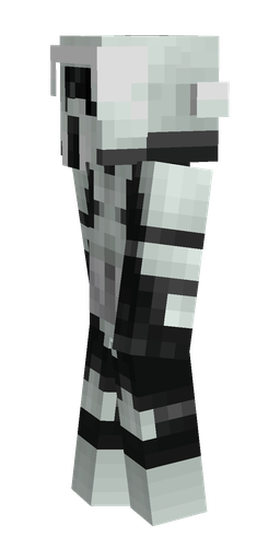Black skin: body, left side render