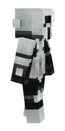 Black skin: body, right side render