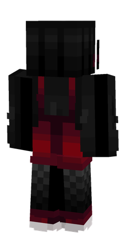 Black skin: body, back render